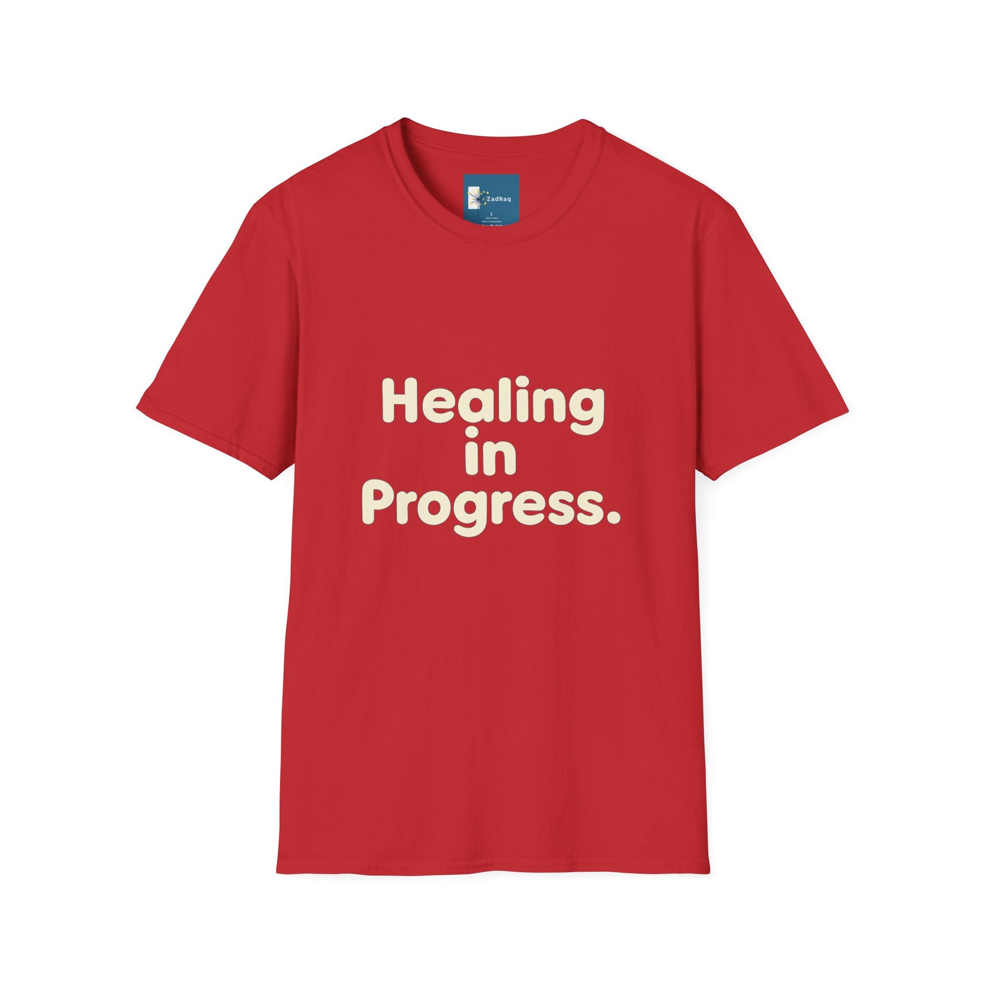 Healing in Progress Softstyle T-Shirt - Mental Wellness and Self-Care Apparel