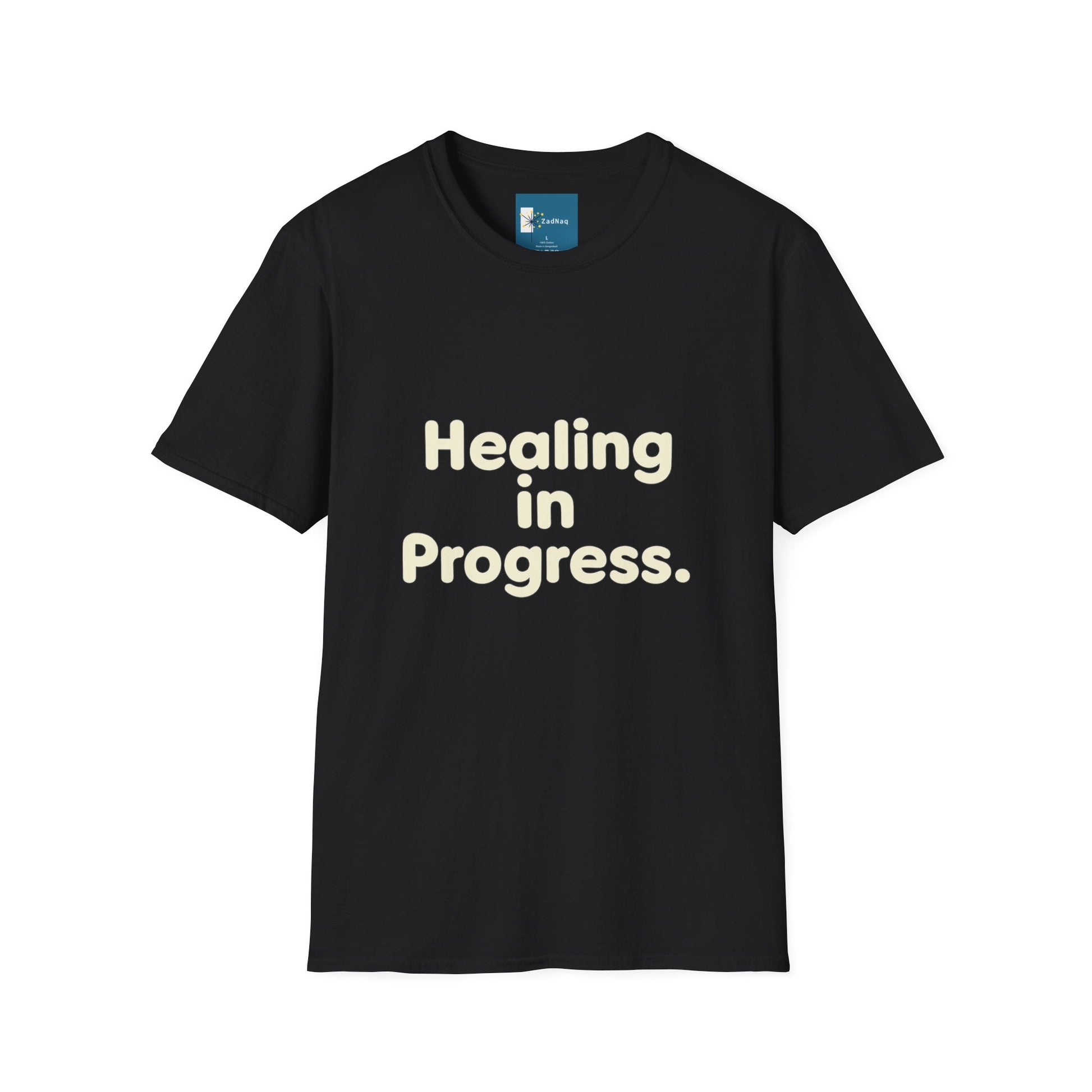 Healing in Progress Softstyle T-Shirt - Mental Wellness and Self-Care Apparel