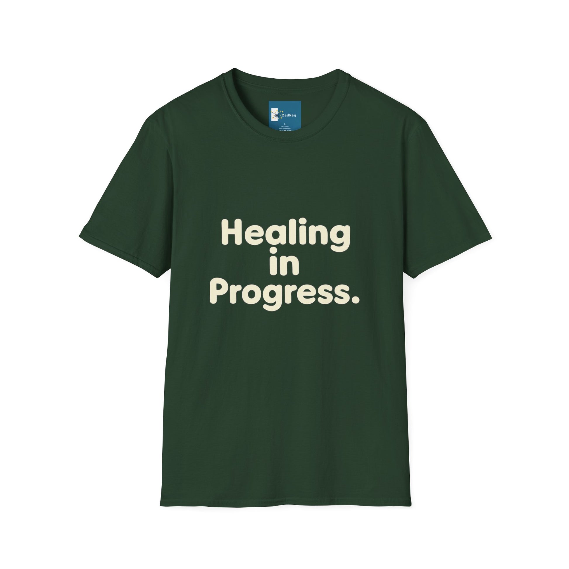 Healing in Progress Softstyle T-Shirt - Mental Wellness and Self-Care Apparel