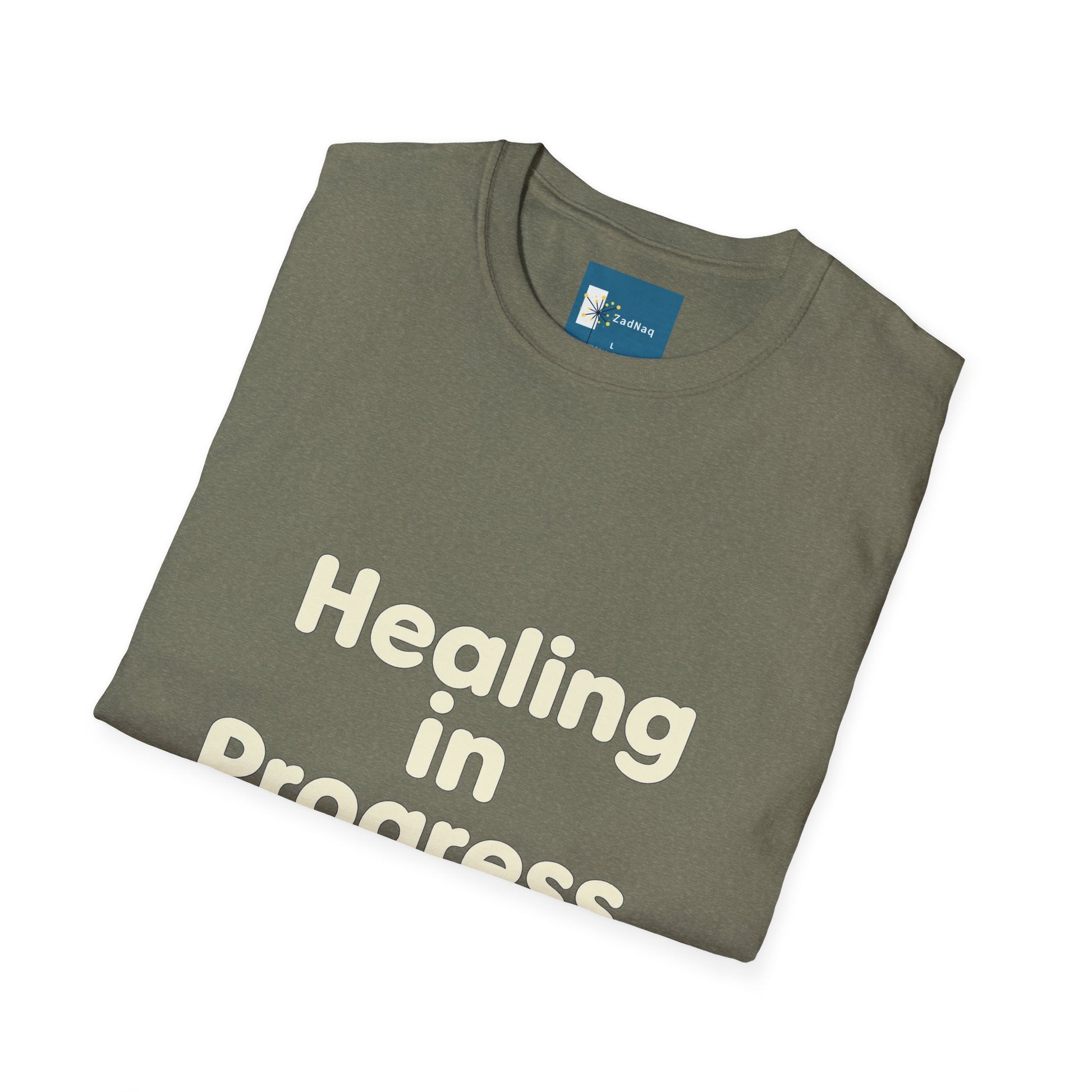 Healing in Progress Softstyle T-Shirt - Mental Wellness and Self-Care Apparel