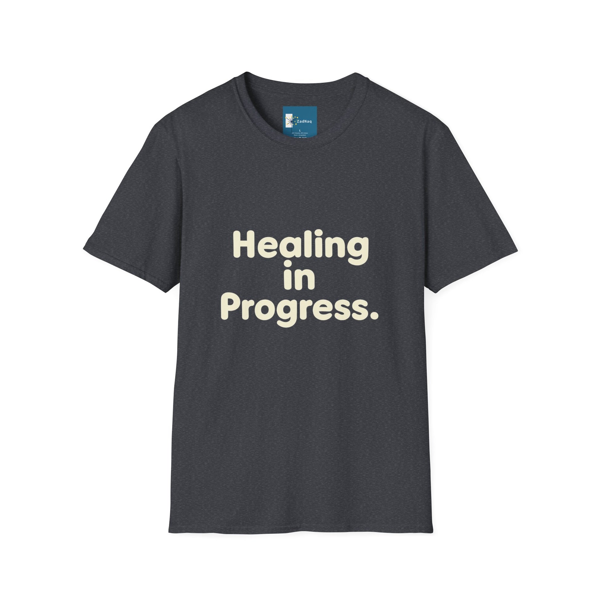 Healing in Progress Softstyle T-Shirt - Mental Wellness and Self-Care Apparel