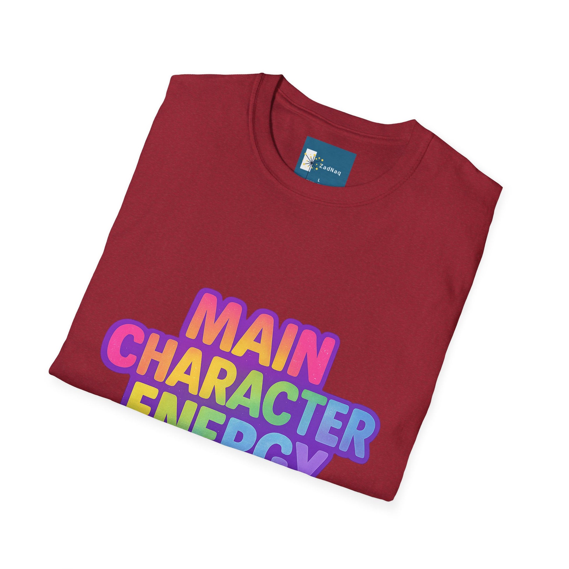 Rainbow Gradient Main Character Energy T-Shirt