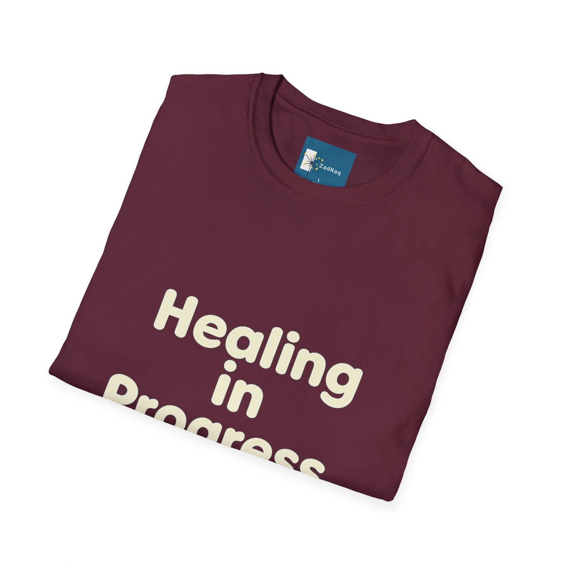 Healing in Progress Softstyle T-Shirt - Mental Wellness and Self-Care Apparel