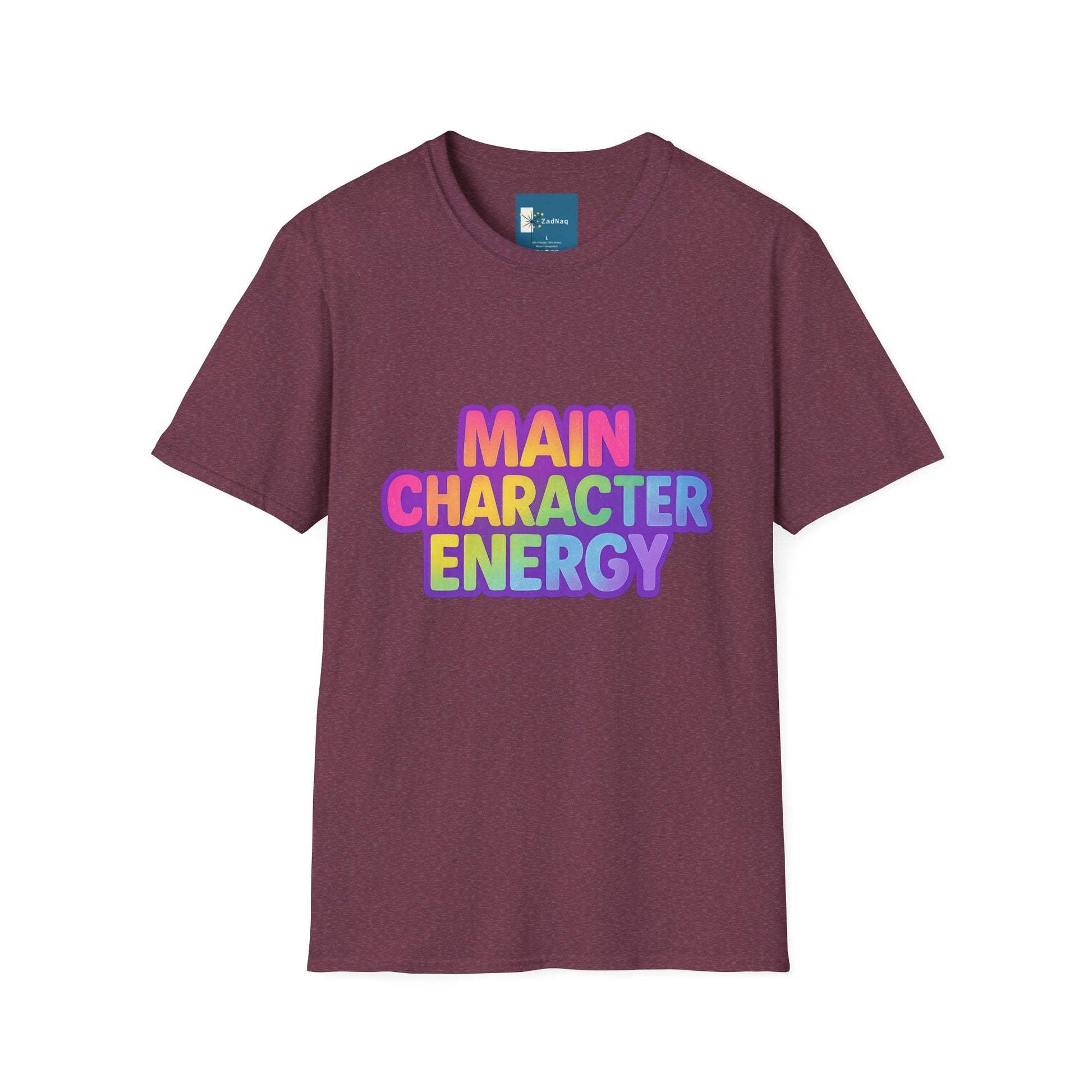 Rainbow Gradient Main Character Energy T-Shirt