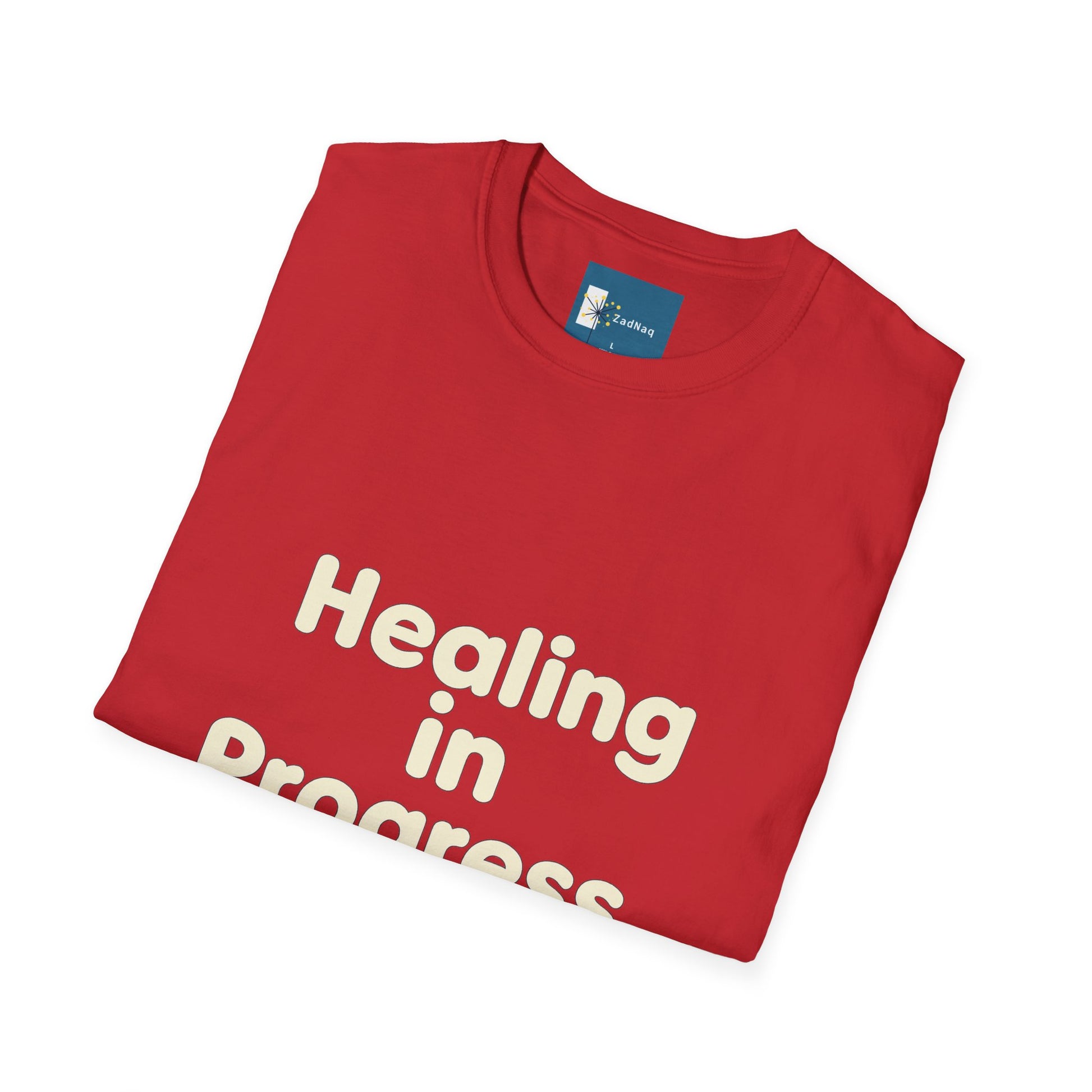Healing in Progress Softstyle T-Shirt - Mental Wellness and Self-Care Apparel