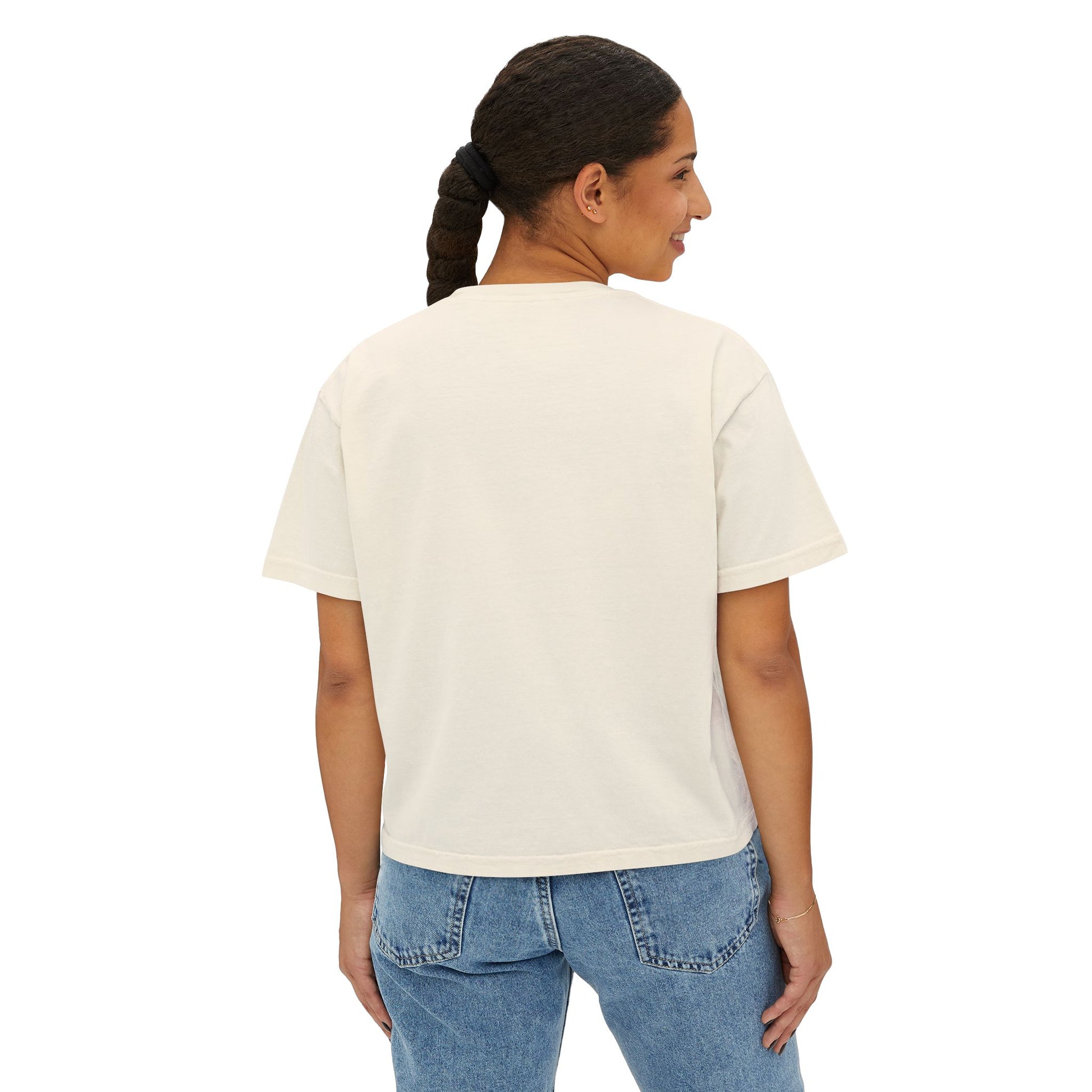 Innovative Women's Boxy Tee - Market Disruption Shirt, Casual Top, Trendy Tee, Gift for Her, Summer Fashion