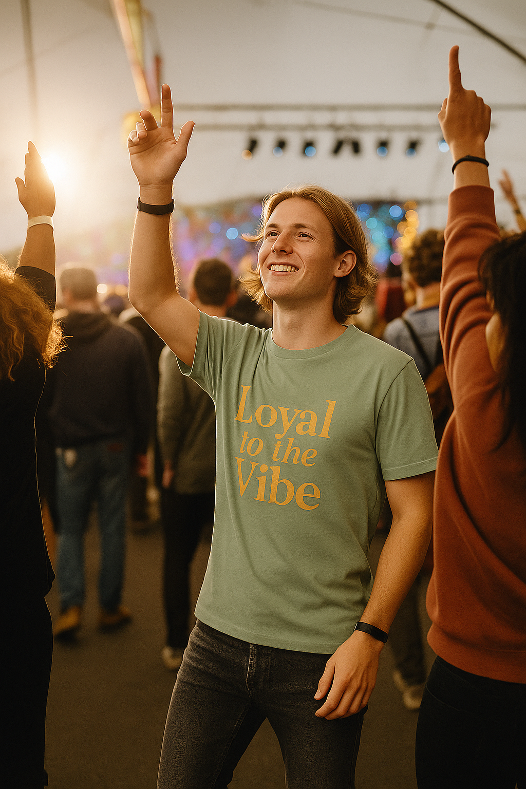 Loyal to the Vibe T-Shirt – Matching Crew Tee, Music Lover Shirt, Aesthetic Streetwear, Unisex Black Graphic Tee