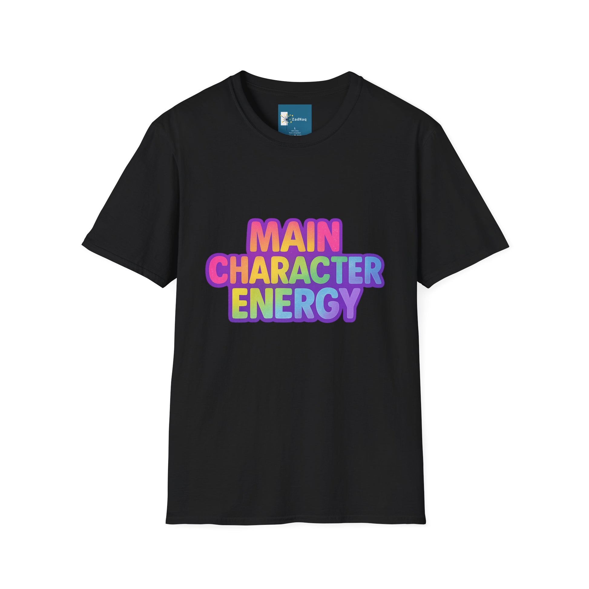 Rainbow Gradient Main Character Energy T-Shirt