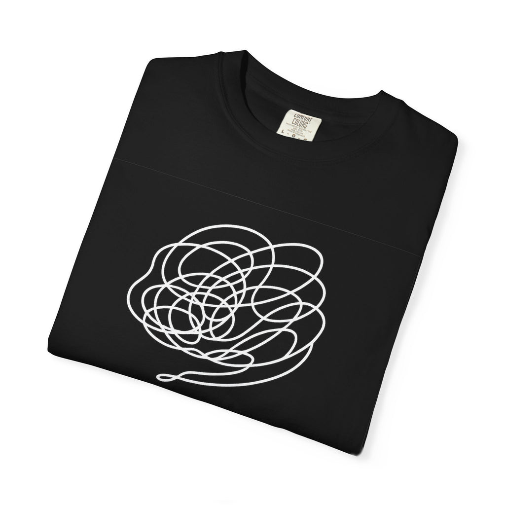 Overthinking Club Unisex T-shirt, Thought Cloud Graphic Tee, Membership Lifetime Top, Minimalist Monochrome Shirt, Gen Z Fashion, Mental