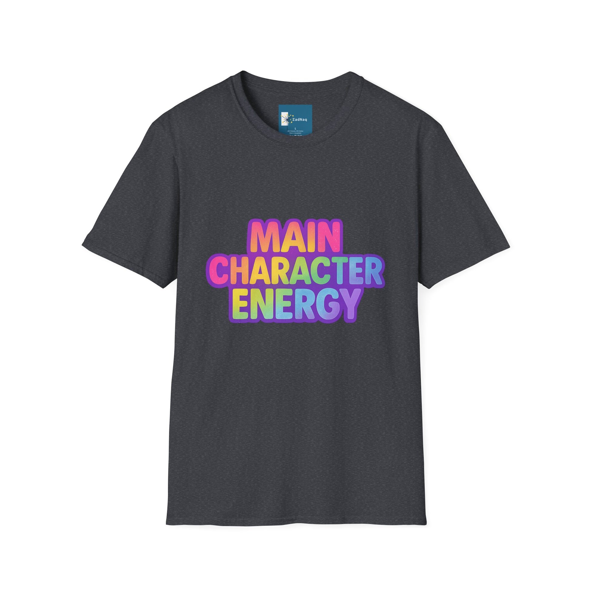Rainbow Gradient Main Character Energy T-Shirt