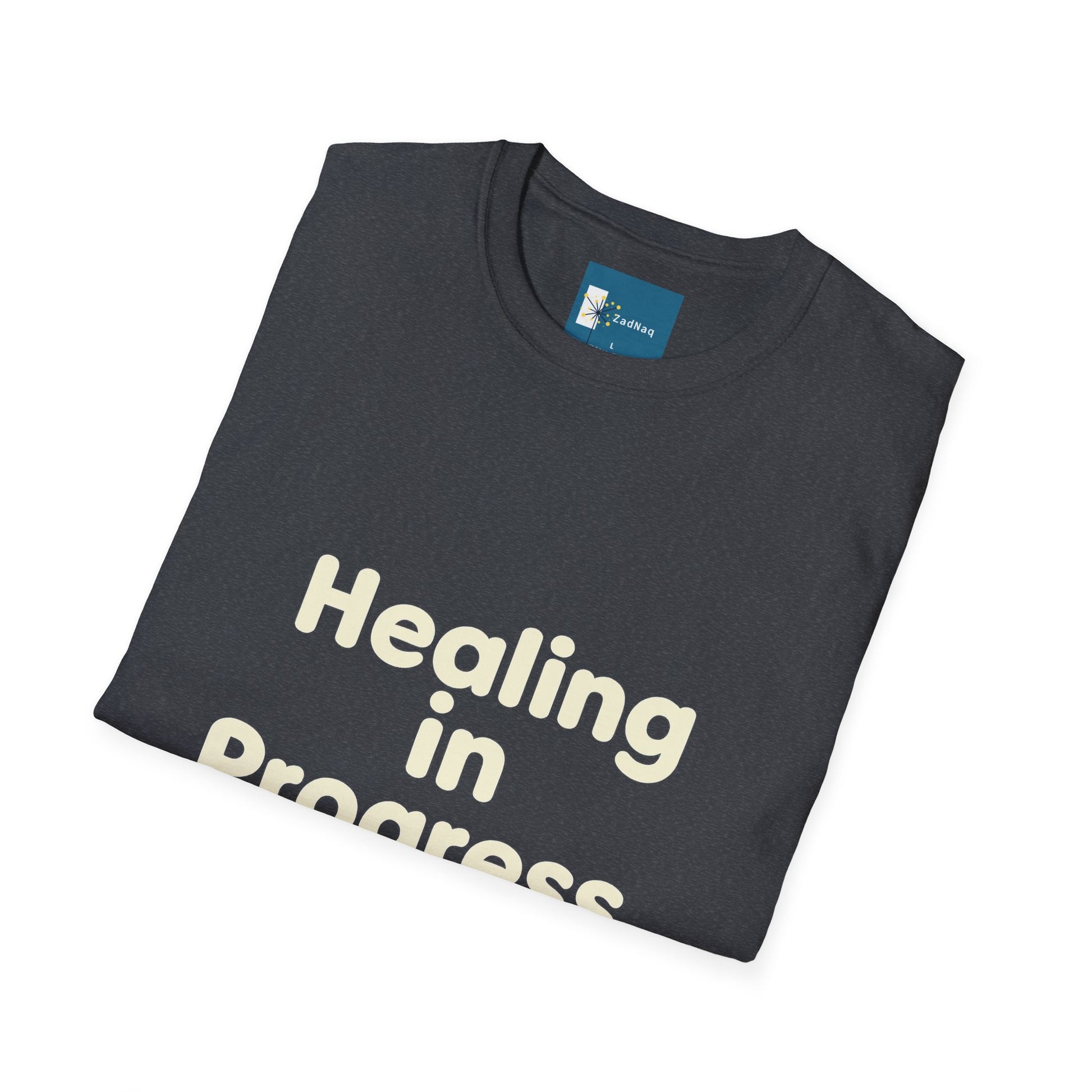 Healing in Progress Softstyle T-Shirt - Mental Wellness and Self-Care Apparel