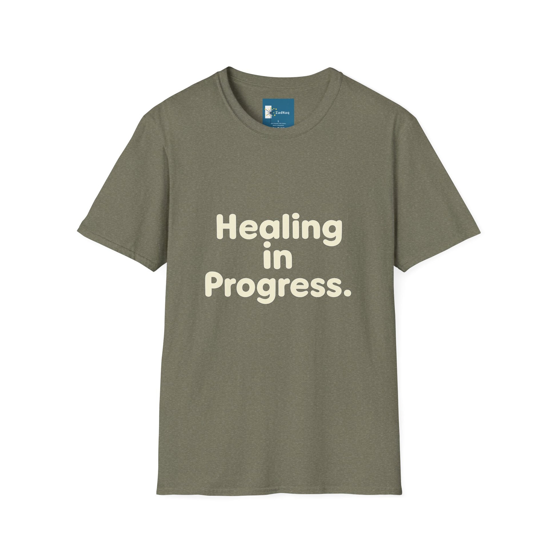 Healing in Progress Softstyle T-Shirt - Mental Wellness and Self-Care Apparel