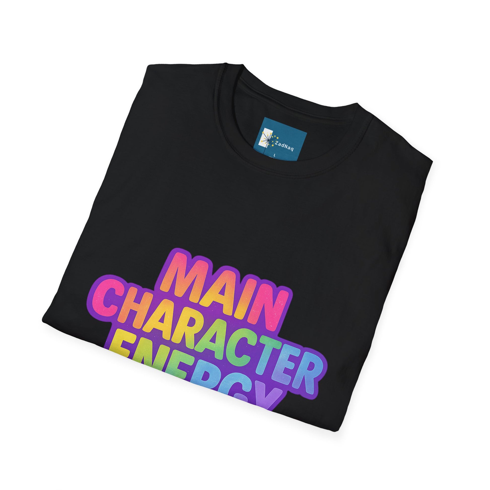 Rainbow Gradient Main Character Energy T-Shirt