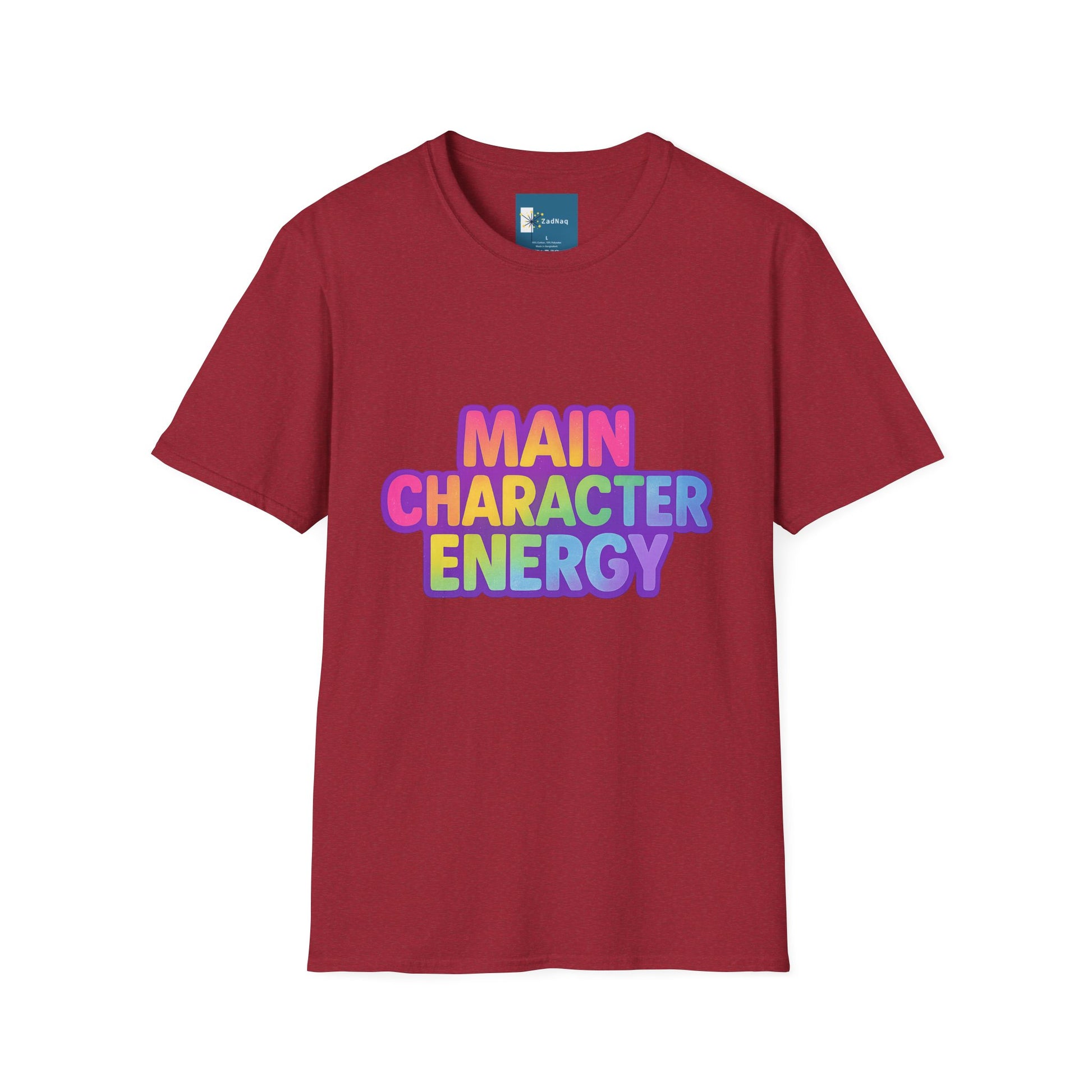 Rainbow Gradient Main Character Energy T-Shirt