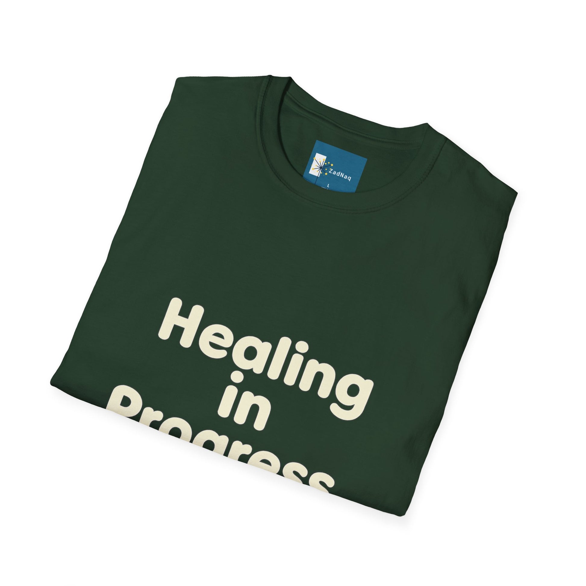 Healing in Progress Softstyle T-Shirt - Mental Wellness and Self-Care Apparel